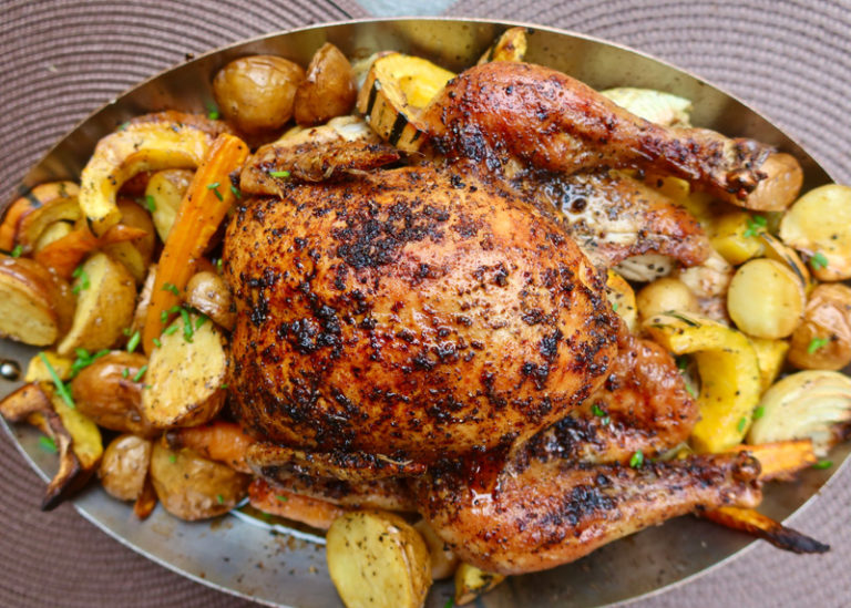 In Season: Sunday Roasted Chicken with Vegetables